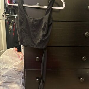 Lululemon Athletica Black Crop Top